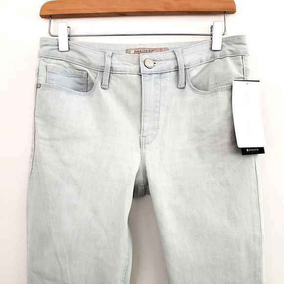 ATHLETA Sculptek Skinny Crop Jean Glacier Wash NWT - Picture 8 of 14